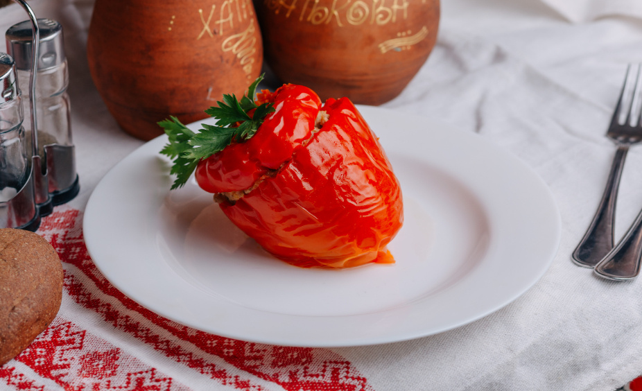 Перец фаршированный мясом